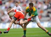 31 August 2008; Paddy McNeice, Tyrone, in action against, Sean Curran, Meath. ESB GAA Football All-Ireland Minor Championship Semi-Final, Meath v Tyrone, Croke Park, Dublin. Picture credit: David Maher / SPORTSFILE