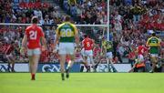 31 August 2008; Tommy Walsh, 15, Kerry, scores his side's first goal against Cork. GAA Football All-Ireland Senior Championship Semi-Final Replay, Kerry v Cork, Croke Park, Dublin. Picture credit: Brendan Moran / SPORTSFILE