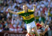 31 August 2008; Colm Cooper, 11, Kerry, celebrates scoring his side's third goal against Cork. GAA Football All-Ireland Senior Championship Semi-Final Replay, Kerry v Cork, Croke Park, Dublin. Picture credit: Brendan Moran / SPORTSFILE