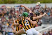 21 June 2015; Liam Óg McGovern, Wexford, in action against Paul Murphy, Kilkenny. Leinster GAA Hurling Senior Championship, Semi-Final, Kilkenny v Wexford, Nowlan Park, Kilkenny. Picture credit: David Maher / SPORTSFILE