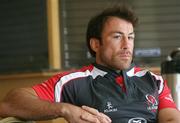 2 Septemeber 2008; Ulster's Kieron Dawson during a Ulster Rugby press conference. Newforge Country Club, Belfast, Co Antrim. Picture credit: Oliver McVeigh / SPORTSFILE