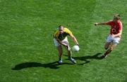 31 August 2008; Michael Quirke, Kerry, in action against Kevin McMahon, Cork. GAA Football All-Ireland Senior Championship Semi-Final Replay, Kerry v Cork, Croke Park, Dublin. Picture credit: Ray McManus / SPORTSFILE