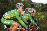 28 August 2008; Kenny Lisabeth, left, and Paidi O'Brien, of the An Post sponsored Sean Kelly team, in action during the second stage of the Tour of Ireland. 2008 Tour of Ireland - Stage 2, Thurles - Loughrea. Picture credit: Stephen McCarthy / SPORTSFILE  *** Local Caption ***