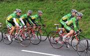 30 August 2008; Members of the An Post sponsored Sean Kelly team, from left, Dan Fleeman, Mark Cassidy, Stephen Gallagher, Kenny Lisabeth and Paidi O'Brien in action during the fourth stage of the Tour of Ireland. 2008 Tour of Ireland - Stage 4, Limerick - Dingle. Picture credit: Stephen McCarthy / SPORTSFILE  *** Local Caption ***