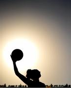 23 June 2015; Grainne Dwyer, Ireland, during their Women's 3x3 Basketball Pool match against Slovenia. 2015 European Games, Basketball Arena, European Games Park, Baku, Azerbaijan. Picture credit: Stephen McCarthy / SPORTSFILE