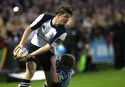 6 September 2008; Brian O'Driscoll, Leinster, in action against Trystan Rhys Thomas, Cardiff Blues. Magners League - Cardiff Blues v Leinster, Arms Park, Cardiff, Wales. Picture credit: Steve Pope / SPORTSFILE