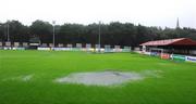 5 September 2008; The waterlogged pitch at Richmond Park where the game between St. Patrick's Athletic and Galway United scheduled for tonight was postponed. eircom League Premier Division, St. Patrick's Athletic v Galway United, Richmond Park, Dublin. Picture credit: Stephen McCarthy / SPORTSFILE