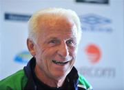 7 September 2008; Republic of Ireland manager Giovanni Trapattoni speaking during a press conference. Halburg Stadium, Taunusstein, Wehen, Germany. Picture credit: David Maher / SPORTSFILE