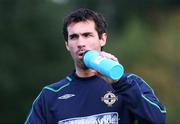 8 September 2008; Keith Gillespie, during Northern Ireland training. Greenmount College, Antrim. Picture credit: Oliver McVeigh / SPORTSFILE