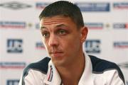 8 September 2008; Northern Ireland's Chris Baird during a press conference. Hilton Hotel, Templepatrick, Antrim. Picture credit: Oliver McVeigh / SPORTSFILE