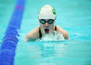 11 September 2008; Ireland's Ellen Keane, from Clontarf, Dublin, in action during the Women's 200m Individual Medley - SM9 heats. Ellen set a new Irish record in a time of 2:47.35 beating her PB by 2 seconds. Beijing Paralympic Games 2008, Women's 200m Individual Medley - SM9, Heat 2, National Aquatic Centre, Olympic Green, Beijing, China. Picture credit: Brian Lawless / SPORTSFILE