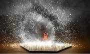 28 June 2015; A fire performers during the 2015 European Games Closing Ceremony in the Olympic Stadium, Baku, Azerbaijan. Picture credit: Stephen McCarthy / SPORTSFILE