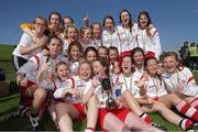 28 June 2015; Cork WSSL players celebrate after the game. Gaynor Cup U16 Final, Midlands Schoolboys/Girls League v Cork WSSL. University of Limerick, Limerick. Picture credit: Oisin McHugh / SPORTSFILE