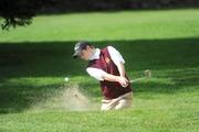 17 September 2008; Conor O'Rourke, Naas Golf Club, plays from a bunker on the 6th hole during the Bulmers Junior Cup Semi-Finals. Bulmers Cups and Shields Finals 2008, Monkstown Golf Club, Parkgarriff, Monkstown, Co. Cork. Picture credit: Ray McManus / SPORTSFILE