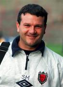 18 August 2000; Bohemians team physio Stefano Monassero prior to the Eircom League Premier Division match between Bohemians and Galway United at Dalymount Park in Dublin. Photo by David Maher/Sportsfile