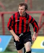 18 August 2000; Trevor Molloy of Bohemians during the Eircom League Premier Division match between Bohemians and Galway United at Dalymount Park in Dublin. Photo by David Maher/Sportsfile