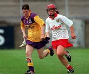 12 August 2000; Michelle Murphy of Wexford during the All-Ireland Senior Camogie Championship Semi-Final match between Cork and Wexford at Parnell Park in Dublin. Photo by David Maher/Sportsfile