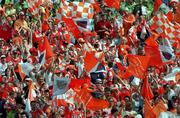 20 August 2000; Armagh supporters during the Bank of Ireland All-Ireland Senior Football Championship Semi-Final match between Kerry and Armagh at Croke Park in Dublin. Photo by Aoife Rice/Sportsfile