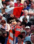 20 August 2000; Armagh supporters during the Bank of Ireland All-Ireland Senior Football Championship Semi-Final match between Kerry and Armagh at Croke Park in Dublin. Photo by John Mahon/Sportsfile