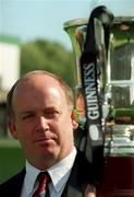 24 August 2000; In attendance at the launch of the Guinness Interprovincial Rugby Championship at Lansdowne Road in Dublin is Munster head coach Declan Kidney. Photo by Brendan Moran/Sportsfile