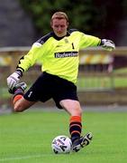 27 August 2000; Barry Ryan of UCD during the Eircom League Premier Division match between UCD and Bohemians at Belfield Park in Dublin. Photo by Ray Lohan/Sportsfile