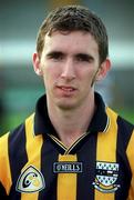 28 August 2000; John Paul Corcoran poses for a portrait during Kilkenny Senior Hurling Squad Training and Press Conference at Nowlan Park in Kilkenny. Photo by David Maher/Sportsfile