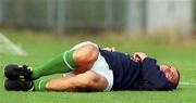 30 August 2000; Roy Keane during Republic of Ireland Squad Training at the AUL Sports Complex in Clonshaugh, Dublin. Photo by David Maher/Sportsfile