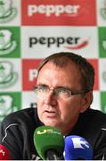 6 July 2015; Shamrock Rovers manager Pat Fenlon during a press conference. Tallaght Stadium, Tallaght, Co. Dublin. Picture credit: Cody Glenn / SPORTSFILE