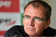 6 July 2015; Shamrock Rovers manager Pat Fenlon during a press conference. Tallaght Stadium, Tallaght, Co. Dublin. Picture credit: Cody Glenn / SPORTSFILE