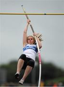 7 July 2015; Megan O'Connor, Ireland, competing in the women's pole vault during the Cork City Sports 2015. CIT, Bishopstown, Cork. Picture credit: Eoin Noonan / SPORTSFILE