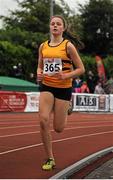 7 July 2015; Alannah Neff, Leevale AC, competing in the junior women's1500m during the Cork City Sports 2015. CIT, Bishopstown, Cork. Picture credit: Eoin Noonan / SPORTSFILE