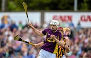 8 July 2015; Liam Ryan, Wexford, in action against Mark Mansfield, Kilkenny. Bord Gáis Energy Leinster GAA Hurling U21 Championship Final, Wexford v Kilkenny, Innovate Wexford Park, Wexford. Picture credit: Matt Browne / SPORTSFILE