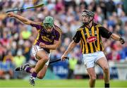 8 July 2015; Conor Devitt, Wexford, in action against Conor Martin, Kilkenny. Bord Gáis Energy Leinster GAA Hurling U21 Championship Final, Wexford v Kilkenny, Innovate Wexford Park, Wexford. Picture credit: Matt Browne / SPORTSFILE