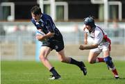 1 October 2008; Liam Curran, Leinster Schools, gets away from Alex Christie, Ulster Schools. U18 Representative Game, Leinster Schools v Ulster Schools, Donnybrook Stadium, Donnybrook, Dublin. Picture credit: Stephen McCarthy / SPORTSFILE