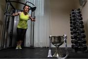 6 July 2015; Pictured at the launch of the TG4 Ladies All Ireland Football Championship is Cork's Ciara O'Sullivan. The championship, which begins with the first matches on July 25th will culminate with the TG4 All Ireland Finals in Croke Park on September 27th. Cork will hope to win tenth third All Ireland title in 11 years but will face the highest level of competition in years. All supporters of the sport are being asked to support the championship, to Be the Difference, Be There #BetheDiff. Croke Park, Dublin. Picture credit: Brendan Moran / SPORTSFILE