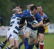 4 October 2008; Matt Darcy, St. Mary's College, in action against James Bates, Dungannon. AIB League Division 1, Dungannon v St Mary's College, Stevenson Park, Dungannon, Co. Tyrone. Picture credit: Oliver McVeigh / SPORTSFILE