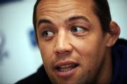 7 October 2008; Forwards coach Jonno Gibbes at a Leinster rugby press conference ahead of their Heineken Cup game against Edinburgh. David Lloyd Riverview, Clonskeagh, Dublin. Picture credit: Brian Lawless / SPORTSFILE