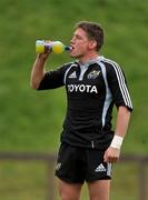 7 October 2008; Ronan O'Gara, Munster, takes a drink during a squad training session. University of Limerick, Limerick. Picture credit: Brendan Moran / SPORTSFILE