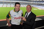 7 October 2008; Team manager Sean Boylan and captain Sean Cavanagh at the announcement of the Ireland squad to tour Australia for the Coca-Cola sponsored International Rules series. Croke Park, Dublin. Picture credit: Ray McManus / SPORTSFILE