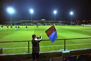 10 October 2008; A young Drogheda United supporter waves his flag before the start of the game. eircom League Premier Division, Drogheda United v Bohemians, United Park, Drogheda. Picture credit: David Maher / SPORTSFILE