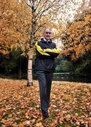 14 October 2008; Tyrone football manager Mickey Harte at the Opel Kit for Clubs Initiative launch 2009. St Stephen's Green, Dublin. Photo by Sportsfile