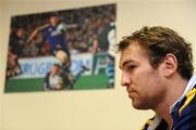 14 October 2008; Leinster's Rocky Elsom during a press conference. David Lloyd Riverview, Clonskeagh, Co. Dublin. Picture credit: Pat Murphy / SPORTSFILE