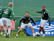 14 October 2008; Republic of Ireland captain Robbie Keane in action during squad training. Gannon Park, Malahide, Co. Dublin. Picture credit: David Maher / SPORTSFILE