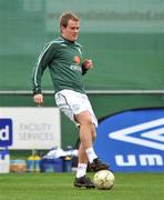 14 October 2008; Republic of Ireland's Glenn Whelan in action during squad training. Gannon Park, Malahide, Co. Dublin. Picture credit: David Maher / SPORTSFILE