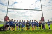 15 July 2015; Mike McCarthy and Rhys Ruddock of Leinster Rugby came out to the Bank of Ireland Summer Camp to meet up with some local young rugby talent at Mullingar RFC. Pictured are participants aged six and seven waiting for Mike and Rhys. Mullingar RFC, Mullingar, Co. Westmeath. Picture credit: Dáire Brennan / SPORTSFILE