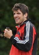 16 October 2008; Munster's Donncha O'Callaghan during squad training. Curraheen, Cork. Picture credit: Brian Lawless / SPORTSFILE