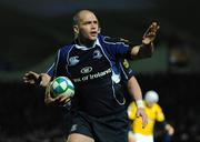 18 October 2008; Leinster's Felipe Contepomi celebrates after scoring his side's fourth try. Heineken Cup, Pool 2 Round 2, Leinster v London Wasps, RDS, Dublin. Picture credit: Pat Murphy / SPORTSFILE