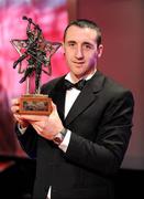 17 October 2008; Eoin Larkin of Kilkenny with his GAA All-Star Hurler of the Year award during the 2008 GAA All-Stars sponsored by Vodafone. Citywest Hotel, Conference, Leisure & Golf Resort, Dublin. Picture credit: Brendan Moran / SPORTSFILE