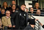 16 July 2015; Shamrock Rovers' Damien Duff in the stand before the game. UEFA Europa League, 2nd Qualifying Round, 1st Leg, Shamrock Rovers v Odds Ballklubb. Tallaght Stadium, Tallaght, Co. Dublin. Picture credit: David Maher / SPORTSFILE