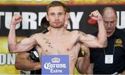 17 July 2015; Carl Frampton during the weigh-in for his IBF Super-Bantamweight Title Fight bout against Alejandro Gonzales Jr. El Paso, Texas, USA. Picture credit: Esther Lin / SHOWTIME / SPORTSFILE